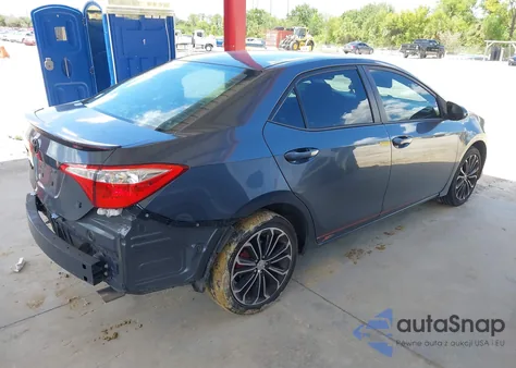 2015 Toyota Corolla L/Le/Le Pls/Prm/S/S Pls из США, поврежденный, VIN 2T1BURHEXFC346637